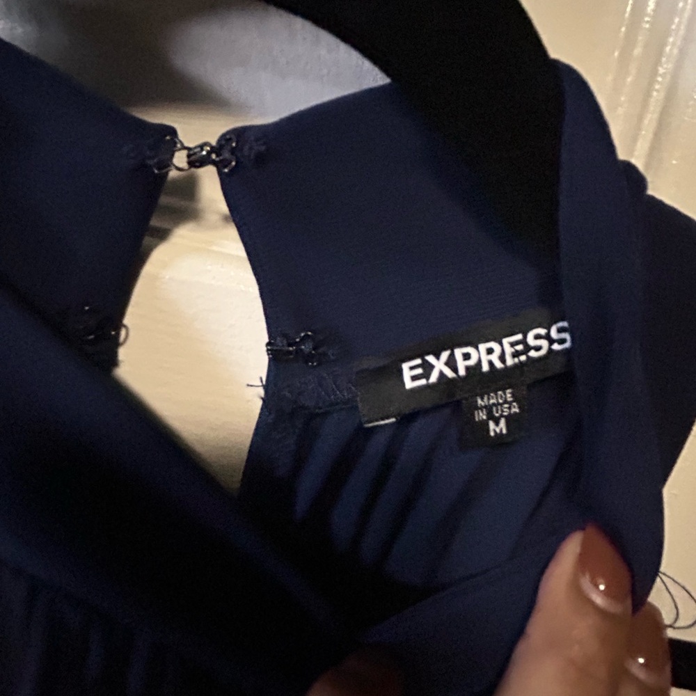 Express Blue Jumpsuit - Picture 3 of 3